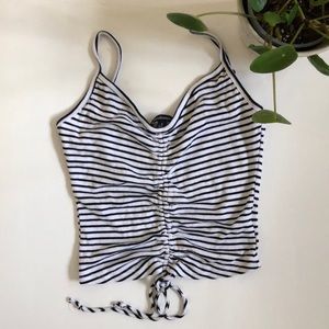 Striped Crop Top Tank